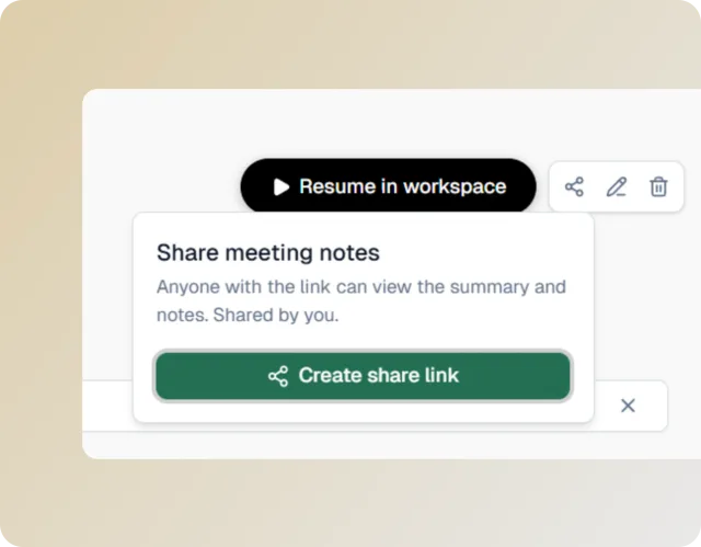 Bearbits share meeting notes link